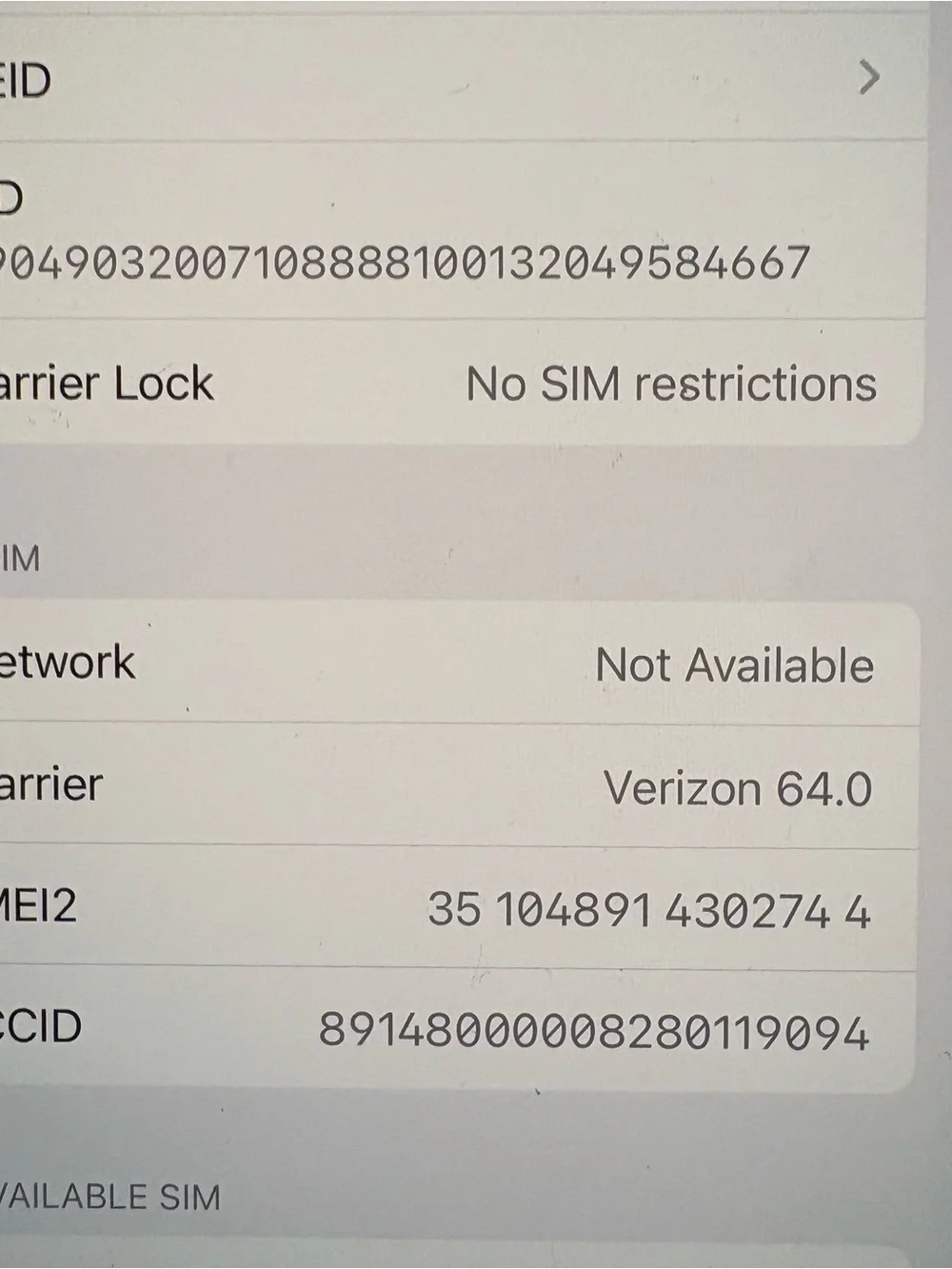 iPhone 14 256 GB light purple good Condition Health unlocked reset